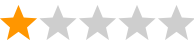 1 star rating