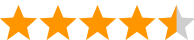 4.5 star rating