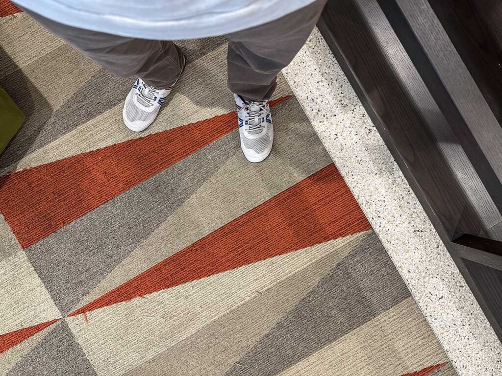 Amex Escape Lounge FLL carpet design