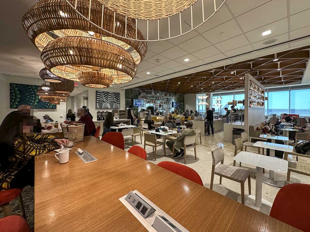 Amex Escape Lounge FLL design and decor