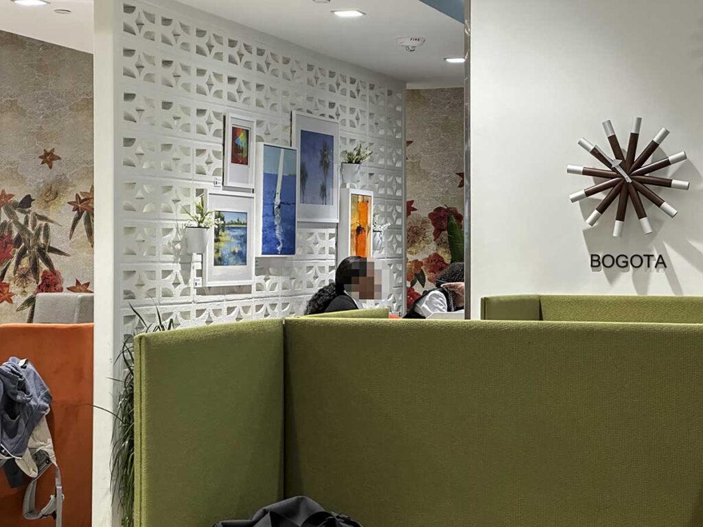 Amex Escape Lounge FLL reception desk