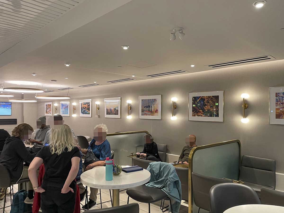 Plaza Premium Lounge YVR seating areas do you