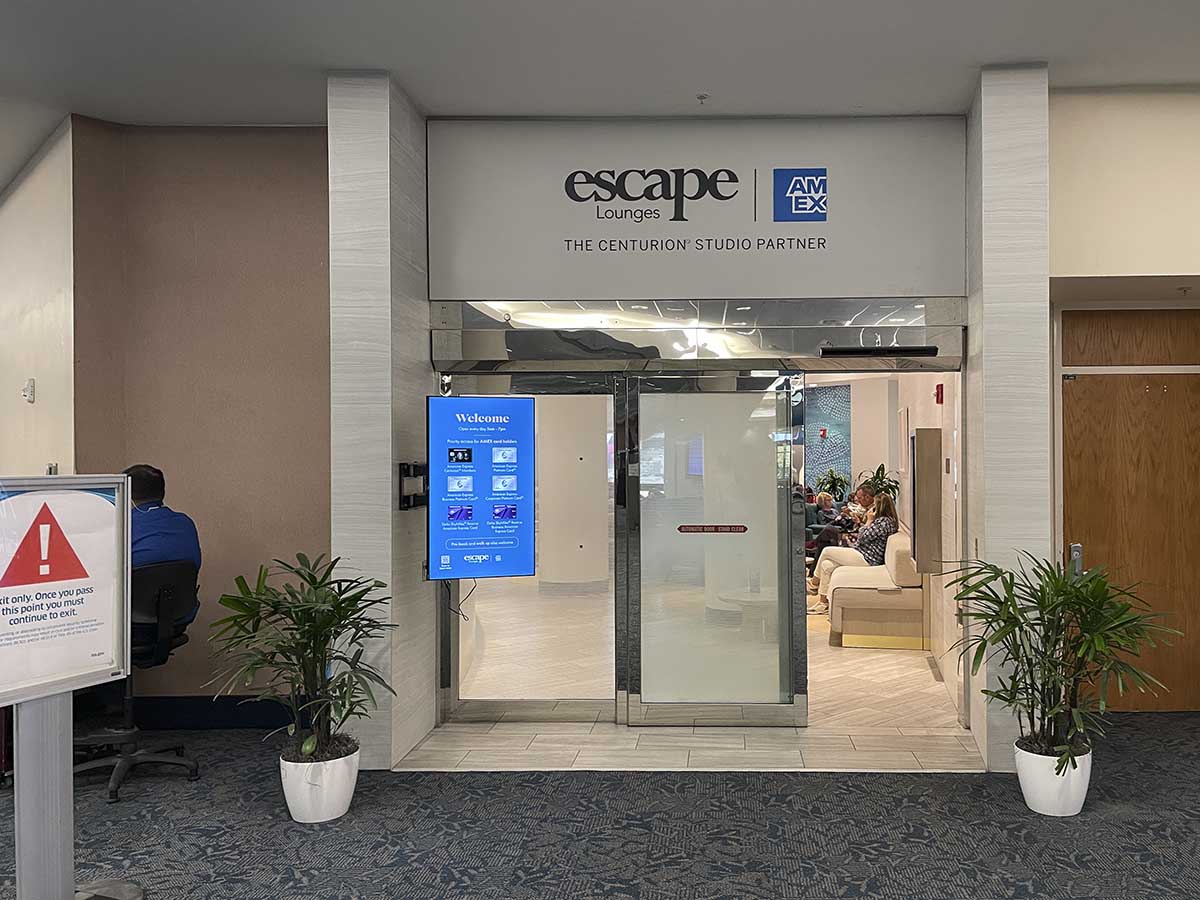 Escape Lounge West Palm Beach main entrance