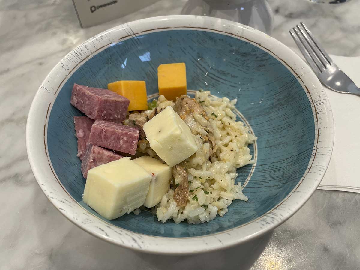 My lunch at the Escape Lounge West Palm Beach 